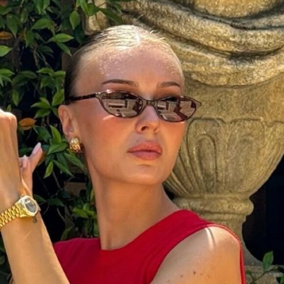 New retro oval sunglasses main image 5